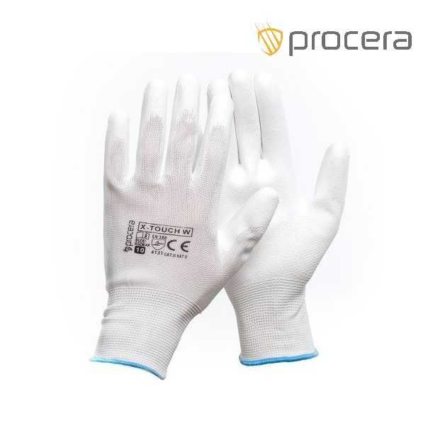 Rękawice powlekane X-TOUCH WHITE