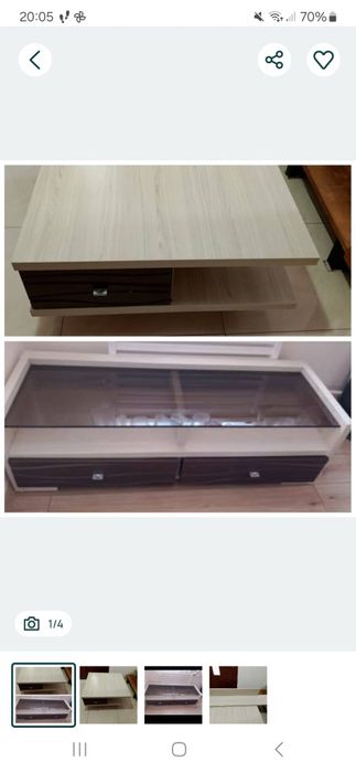 Szafka RTV stolik oraz półka