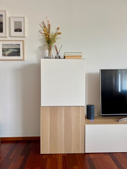 Conjunto IKEA BESTA - Movel TV+Estante