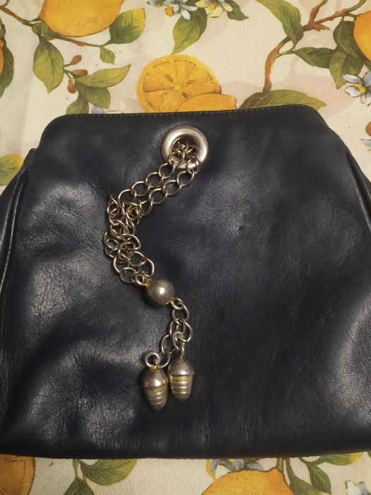 Вінтажний шкіряний клатч