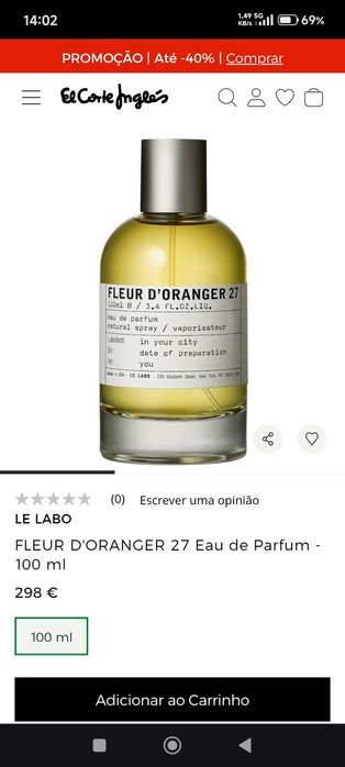 Le Labo

Fleur D'Oranger 27 100ml