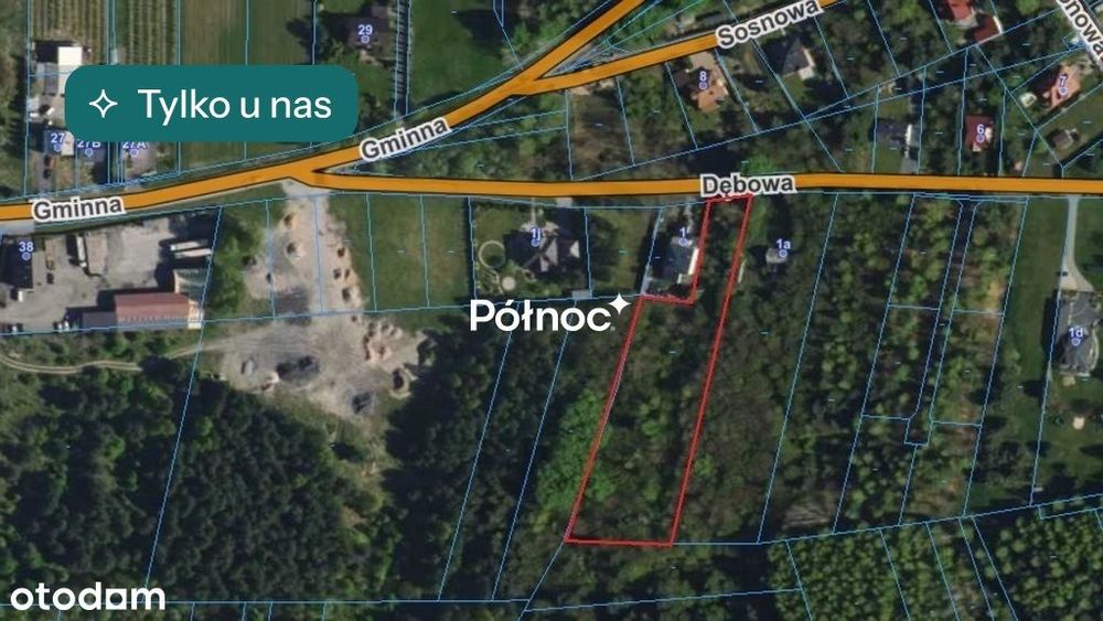 Atrakcyjna działka Rajsko gm. Mstów