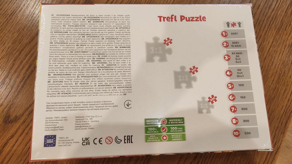 Puzzle Trefl 7 +