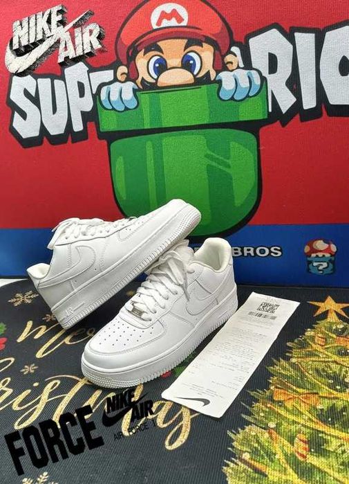 Nike Air Force 1 One All White 45