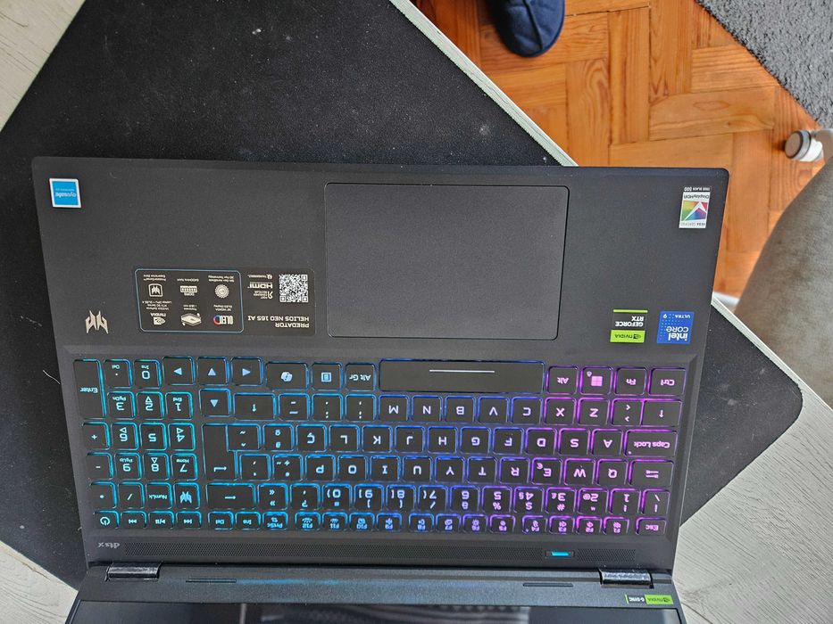 Acer Predator Helios NEO 16S AI - OLED/Ultra 9 275HX/RTX 5070/32GB/1TB c/3 anos de garantia