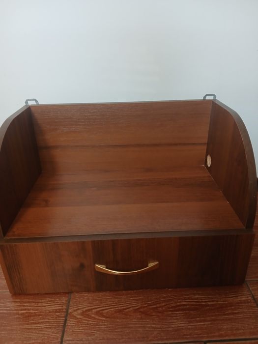 Полиця з видвижною шухлядкою