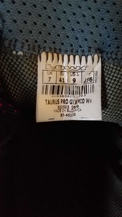 Buty Lowa Taurus Pro GTX Mid EU41 26.3cm górskie Skóra trekkingowe BDB