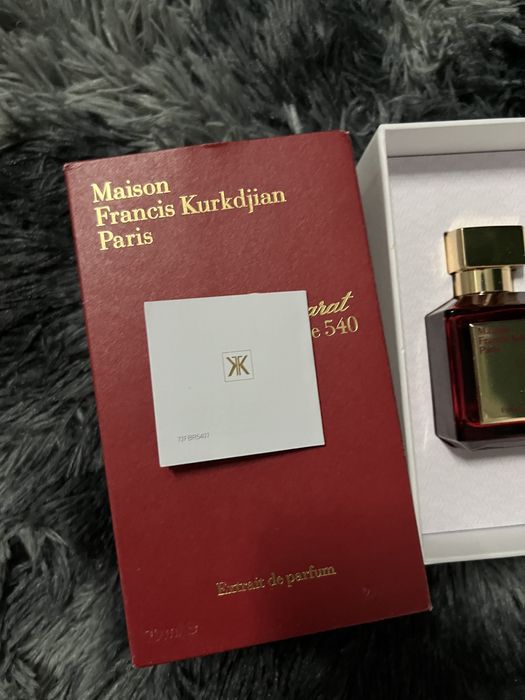 Maison Francis Kurkdjian Paris Baccarat Rouge 540