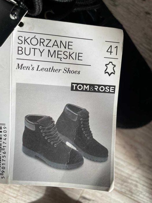 Super skórzane buty roz. 41 , nowe