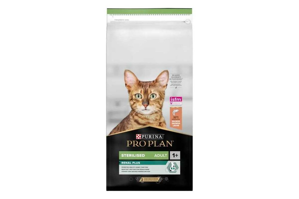 Корм Purina Pro Plan Cat Adult Sterilised Renal Plus Salmon 3 кг