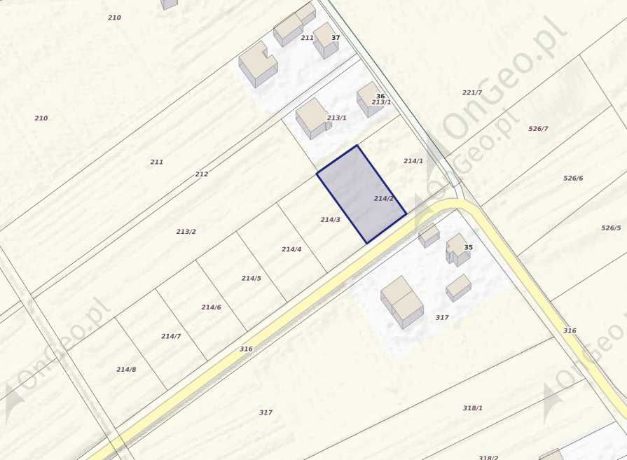 Działka budowlana Dąbrówka Osuchowska