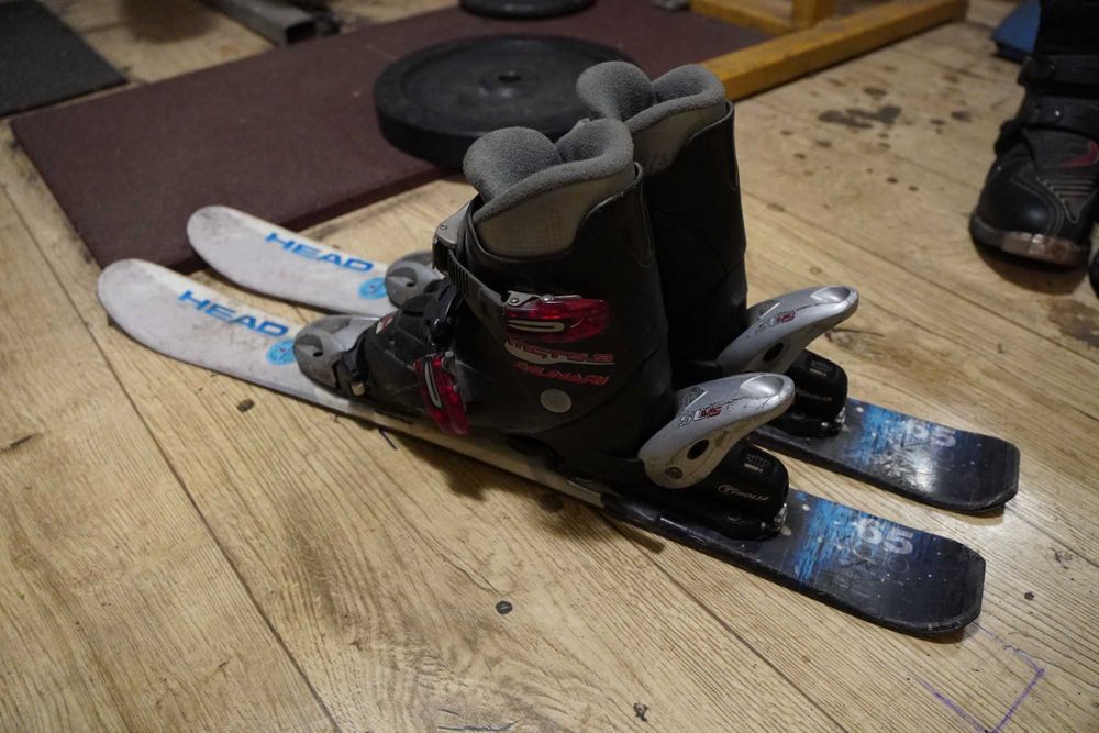 Narty 65 + buty narciarskie 19,5