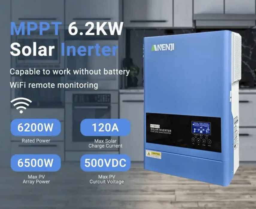 6.2 кВт Комплект Гібридний інвертор Anenji + Dyness B4850 LiFePO4