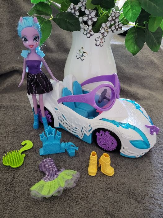 Lalka Equestria Girls+samochód My little Pony