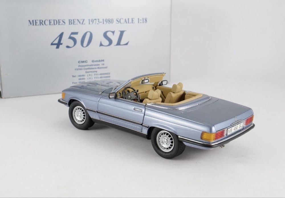 Rarytas CMC Mercedes 450SL R107 skala 1/18