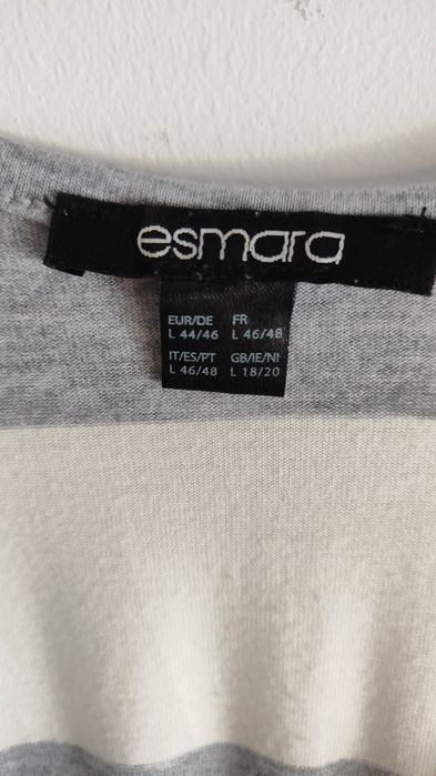 Vestido comprido de riscas