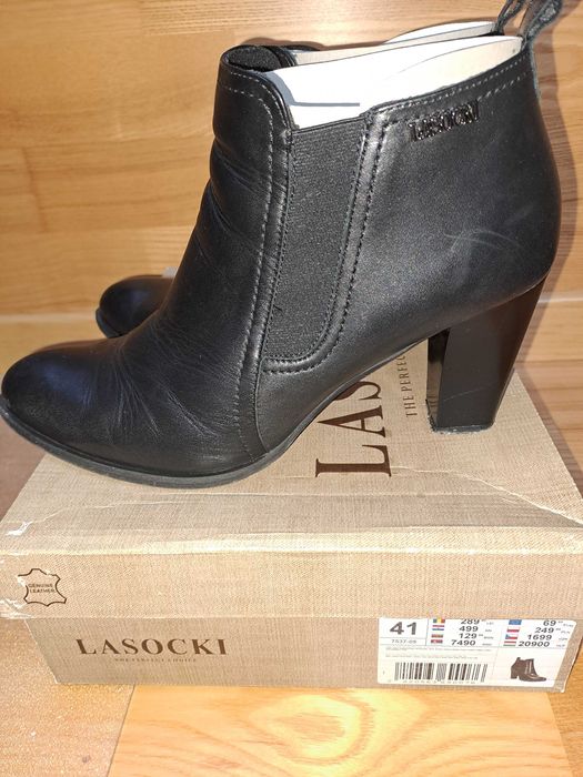 Buty damskie Lasocki trzewiki 41 skóra