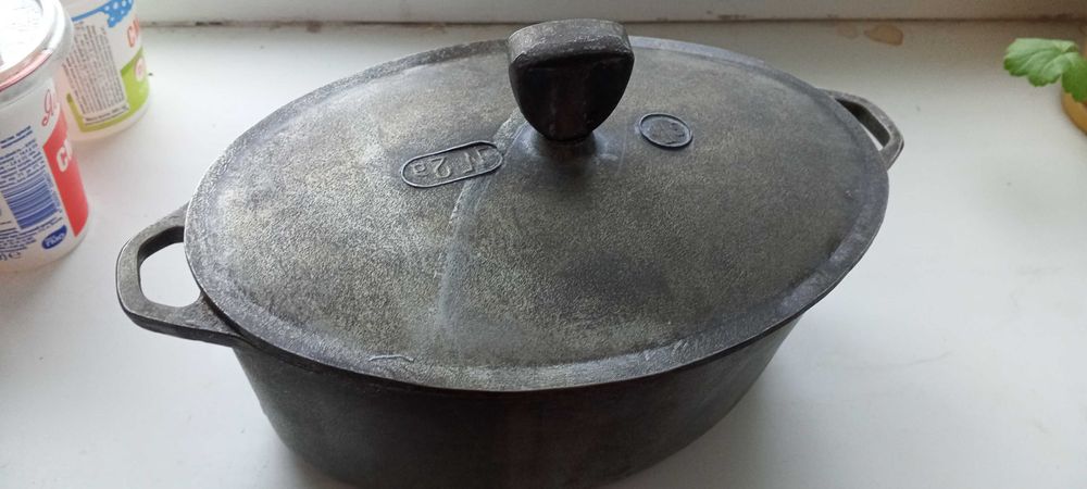 Утятниця (жаровня) 2,5л лита алюмінієва