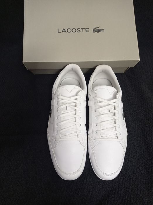 Buty Lacoste Chaymon rozmiar 42 białe skóra skórzane j Nowe trampki 27