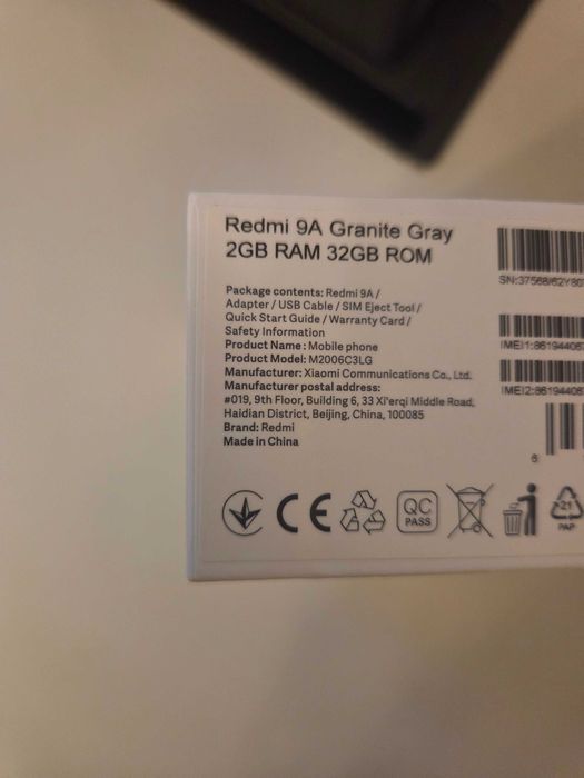 Xiaomi Redmi 9A 2GB/32GB Granite Gray