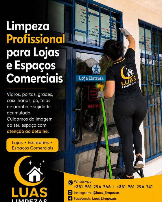 Serviços de limpeza profissional ao domicílio