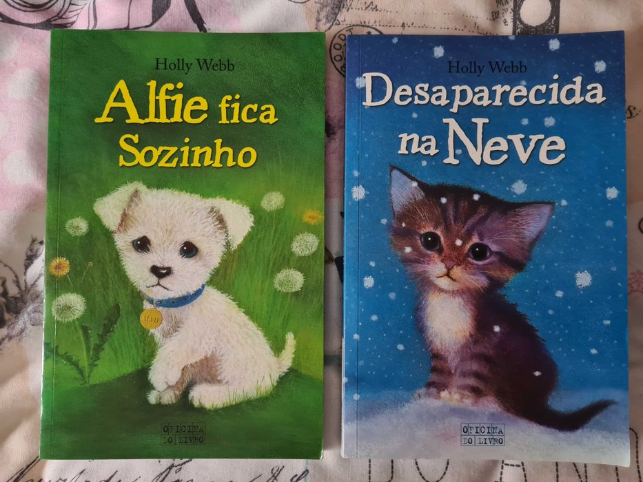 livros juvenis sobre animais: Alfie Fica Sozinho; Desaparecida na Neve
