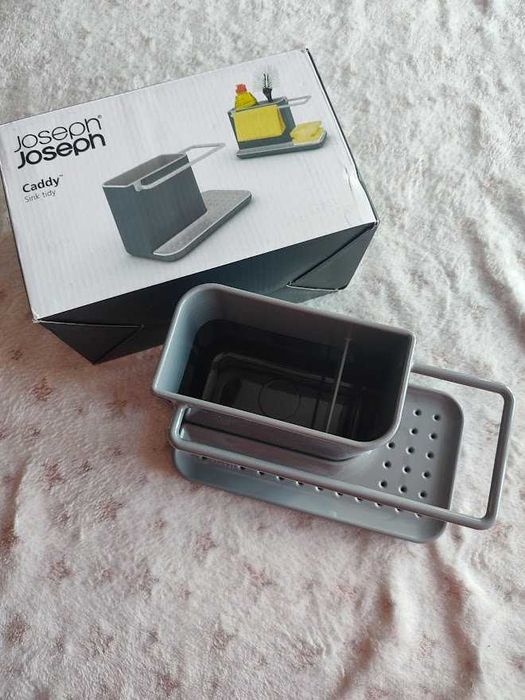 Organizer do zlewu Joseph Joseph 21x13x11,5 szary