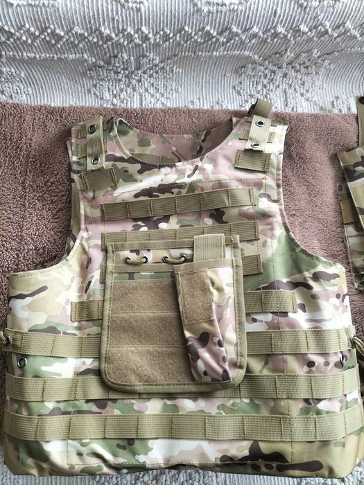 Colete para airsoft camuflado