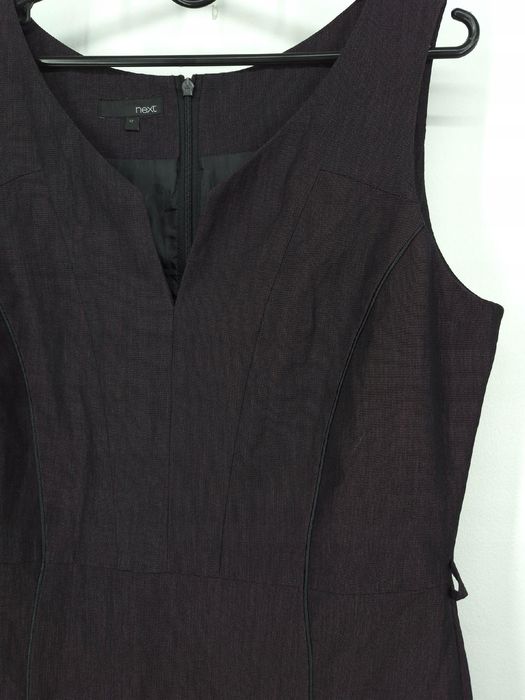 Sukienka biurowa Next 40 L 12 midi prosta elegancka