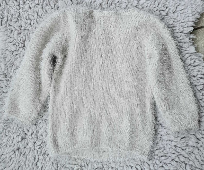 Włochaty ciepły sweter Disney Marie roz 80 /12 mcy