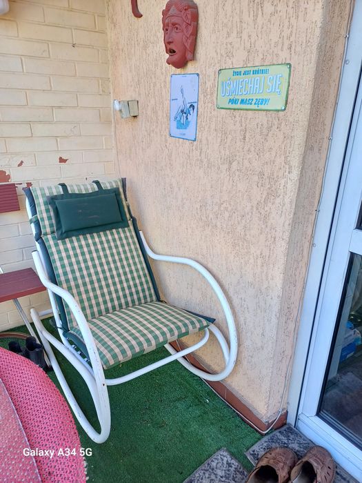 Fotel ogrodowy masywny