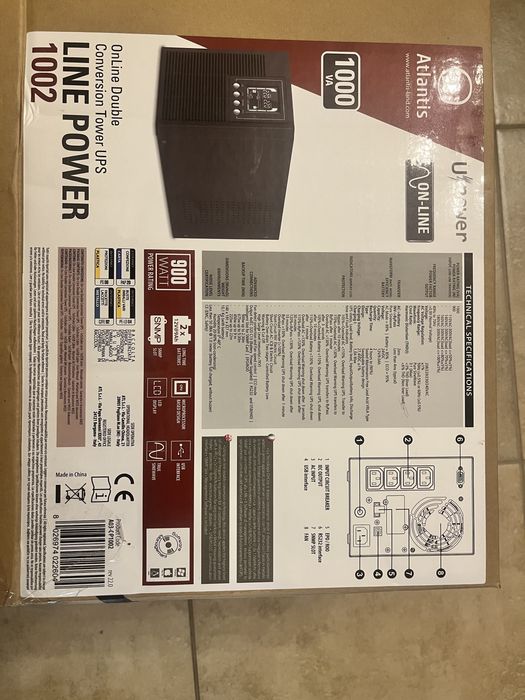 A03-OP1002 UPS 1000 Atlantis чиста синусоїда