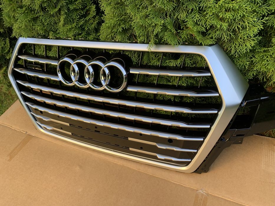 Решетка бампера audi q7 4m 2015-2019