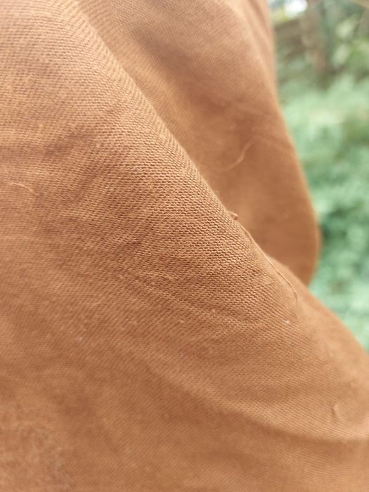 Szal duży damski brązowy