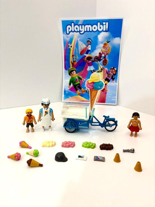 Playmobil 9426 Family Fun – Rower z wózkiem z lodami.