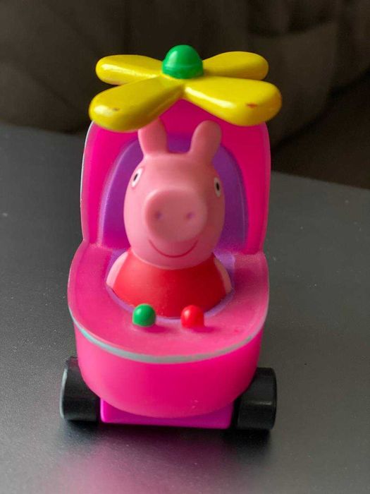 Машинка Peppa Pig свинка Пеппа на гелікоптері