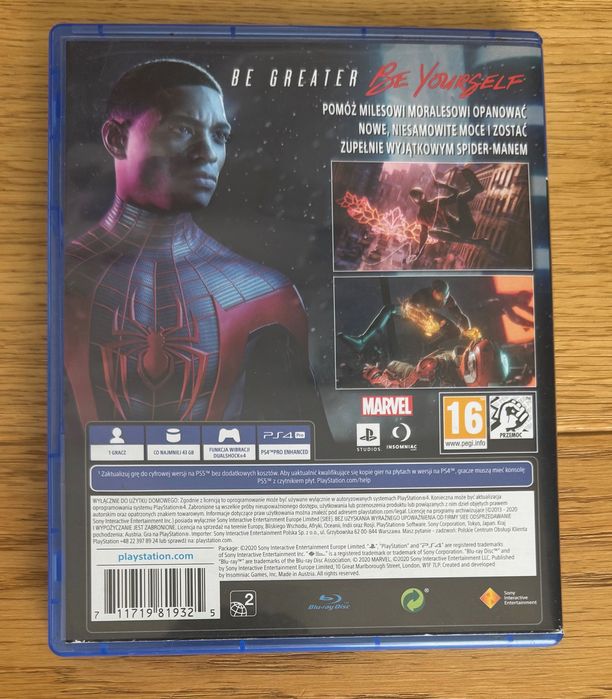 Spider-Man Miles Morales PS4/PS5 - PL!