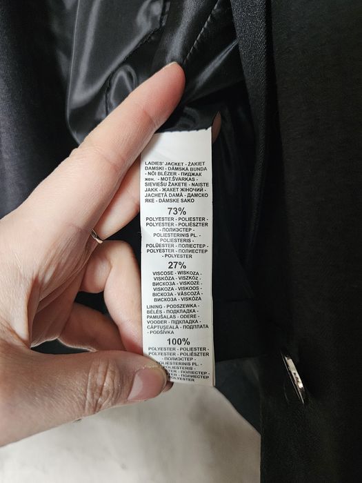 Damski żakiet marynarka Reserved 38 grafitowy