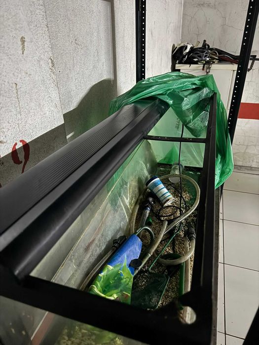 Aquário vidro e motor