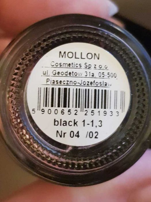 Bulion Kawior Kuleczki Perełki do Zdobienia paznokci 24,5g Czarny