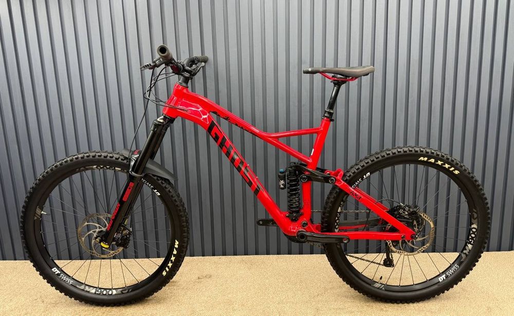 XL 27.5 Двопідвіс 170мм Ghost Framr 4.7 AL U RIOT RED 2019року: 1