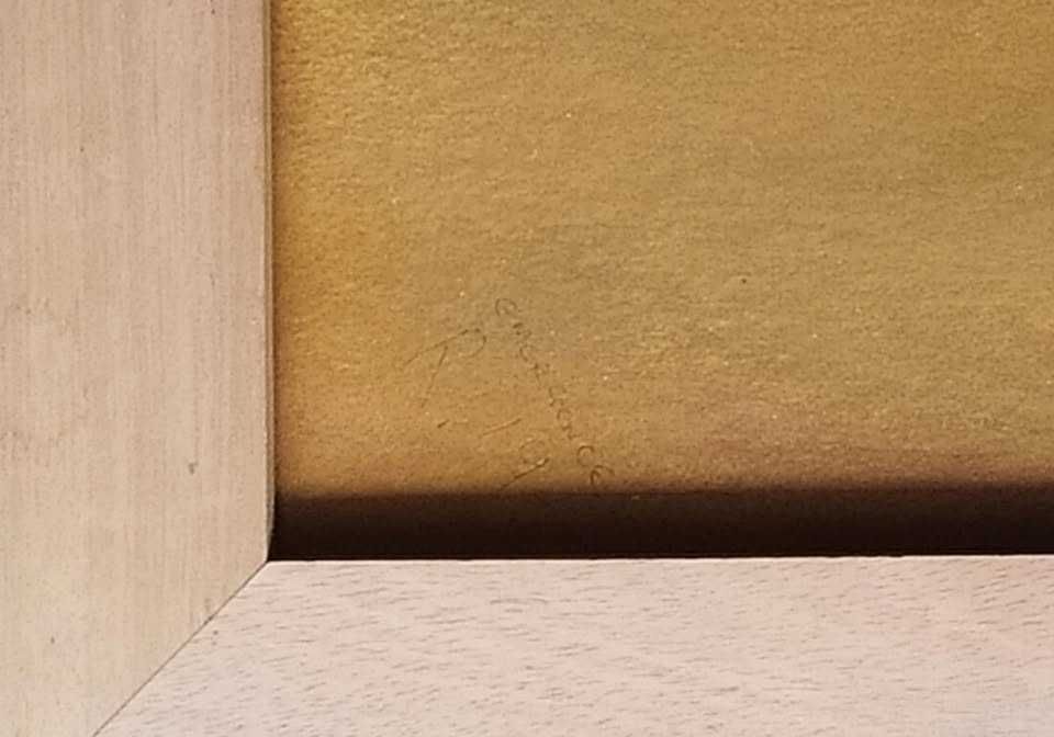 Arte Assinada e Emoldurada