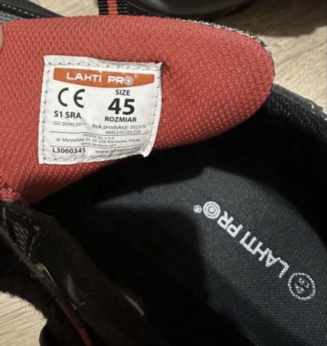 Buty Robocze (Sandały) Męskie z Podnoskiem BHP LAHTI r.45
