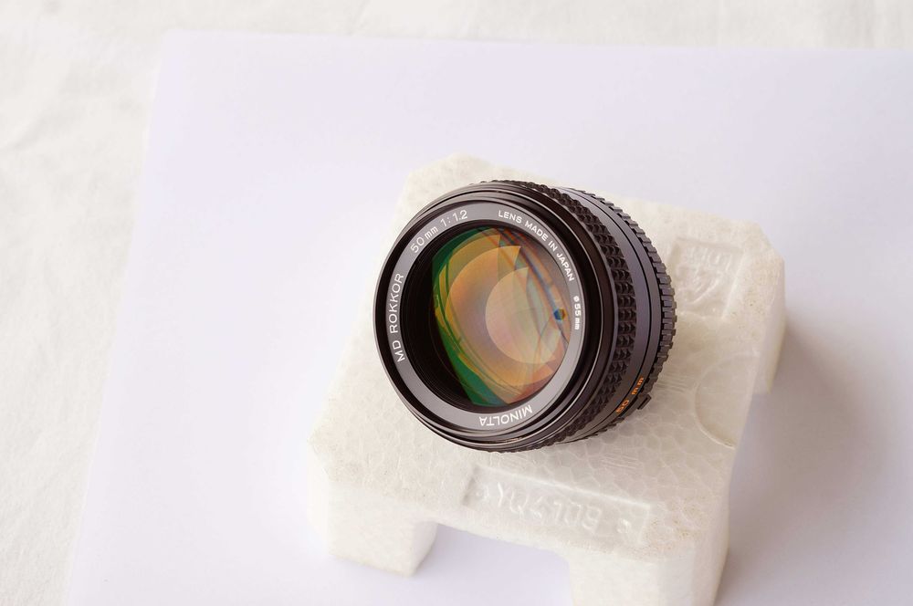 Minolta MD Rokkor 50/1.2 idealna sprawna do NEX FX MF