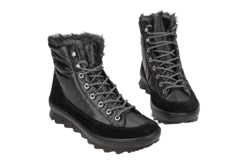 Legero Novara Gore-Tex ciepłe śniegowce damskie czarne r. 38