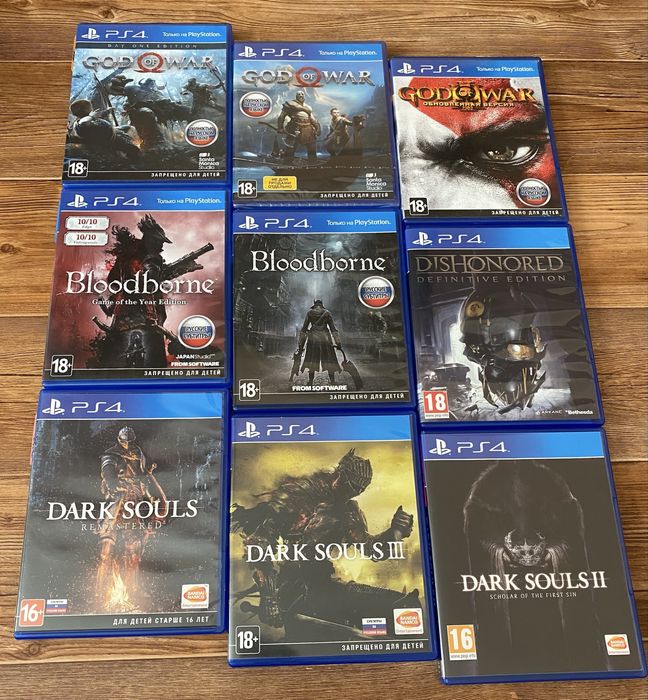 Sony PS4: Bloodborne, Witcher, God of War, Divinity Original Sin, Nioh