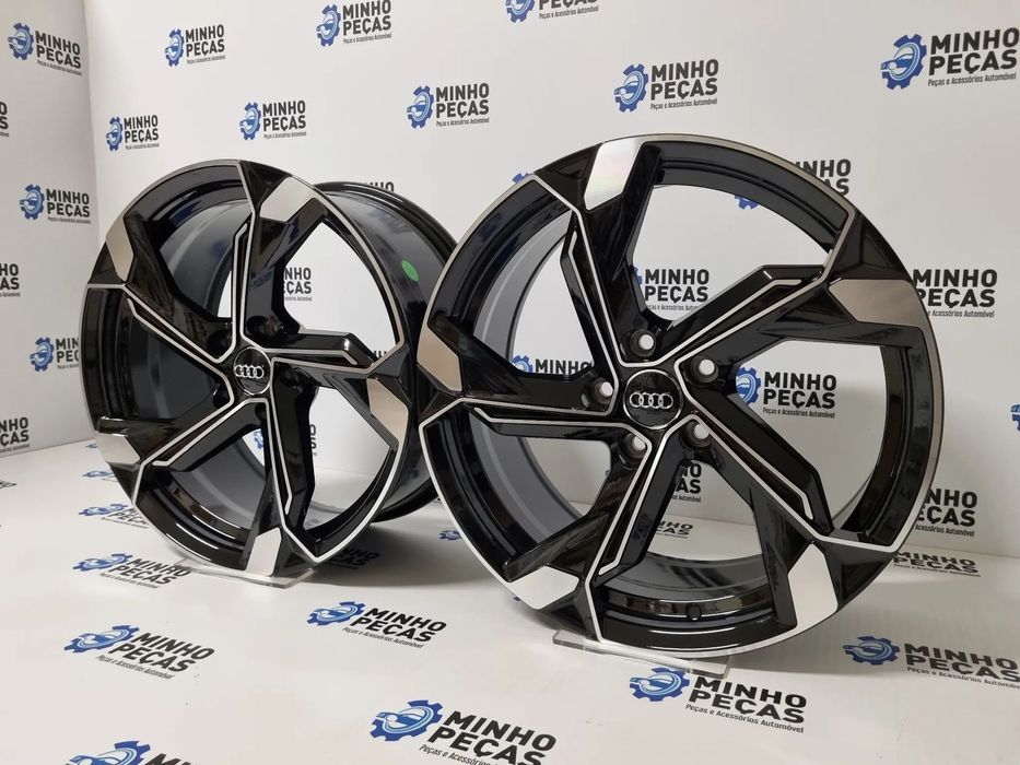 Jantes Audi SQ8 2024 em 18 Preto Polido (5x112)