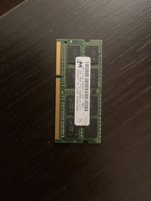 DDR3 2GB Micron ОЗУ для ноутбука оперативна память