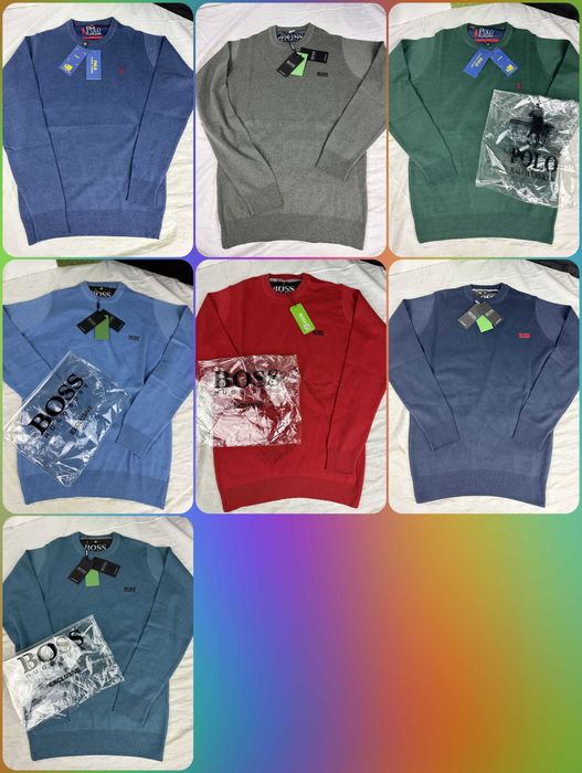 Swetry męskie hugo boss ralph lauren nowość premium