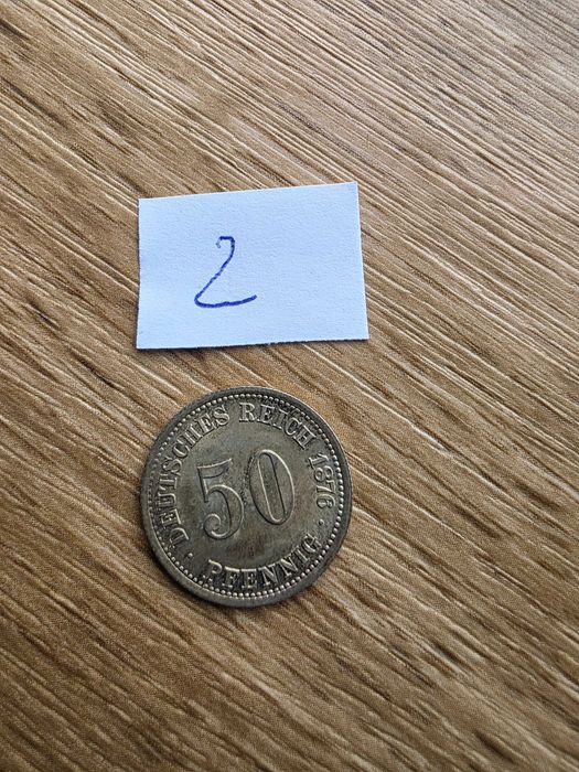 50 Pfennig z 1876 SREBRO